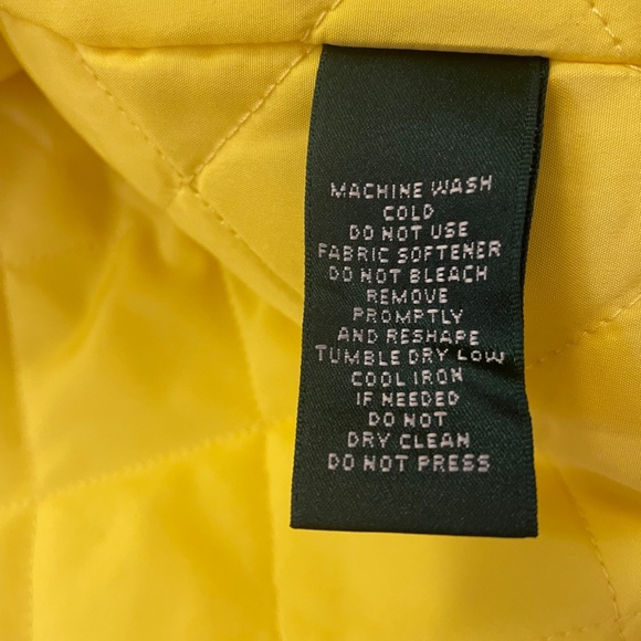 Ralph Lauren Maritime raincoat, size small (generous fit) warm canary yellow - Picture 13 of 15